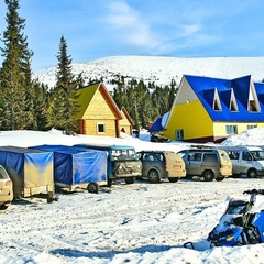 Горнолыжный курорт Горная Оя, Ермаковский район, Красноярский край