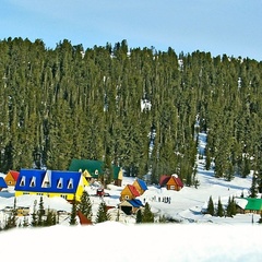 Горнолыжный курорт Горная Оя, Ермаковский район, Красноярский край