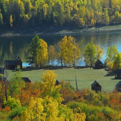 База отдыха Эржей, Каа-Хемский район, Республика Тыва
