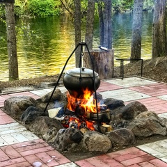Охотничье-рыболовная база Куйвасарь, Волховский район, Ленинградская область
