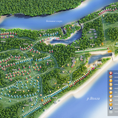 База отдыха Бережок, Лаишевский район, Татарстан