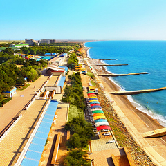 Пансионат Лучезaрный, Николаевка, Крым