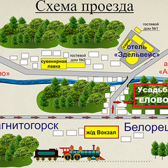 Усадьба Еловое , Абзаково, Республика Башкортостан