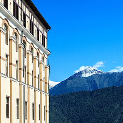 Отель Горки Панорама / Gorki Panorama, Роза Хутор, Краснодарский край