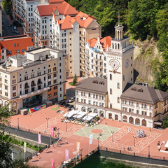 Гостиница Вальсет Центр Азимут Роза Хутор / Valset Center Azimut Rosa Khutor, Роза Хутор, Краснодарский край