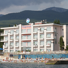 Отель Морской / Комплекс Миндальная роща, Алушта, Крым