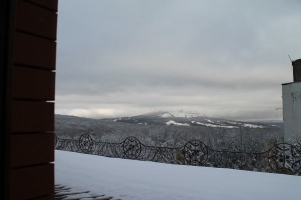 Вид на горы зимой
