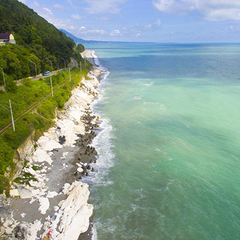 Гостиница Белые скалы, Гагра