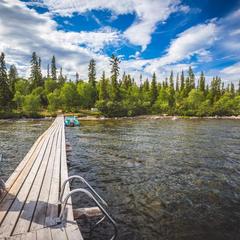 База отдыха Экостровская, Апатиты, Мурманская область