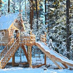 База отдыха Шишки на Лампушке - Финская Калевала, Раздолье, Ленинградская область