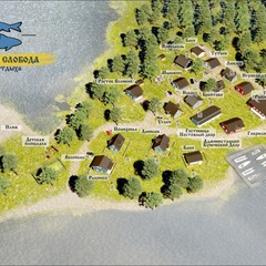 База отдыха Рыбная слобода, Приозерский район, Ленинградская область