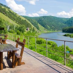 База отдыха Манская петля, Дивногорск, Красноярский край