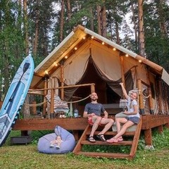 Глэмпинг Дикари, Тургояк, Челябинская область