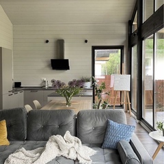 Дом в стиле Фахверк у леса, Истра, Московская область