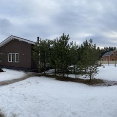 Частный дом  с камином и сауной у озера, Ленинградская область