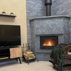 Частный дом  с камином и сауной у озера, Ленинградская область