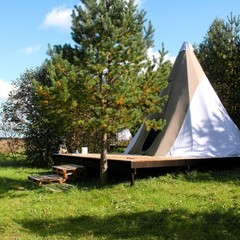 Глэмпинг у реки Hoki Camp, Калининский район, Тверская область
