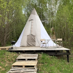 Глэмпинг у реки Hoki Camp, Калининский район, Тверская область