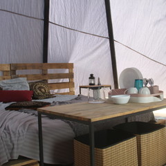 Глэмпинг у реки Hoki Camp, Калининский район, Тверская область