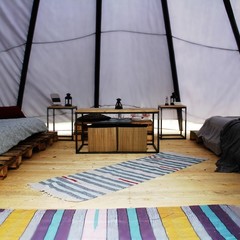 Глэмпинг у реки Hoki Camp, Калининский район, Тверская область