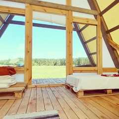 Глэмпинг у реки Hoki Camp, Калининский район, Тверская область