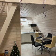 Загородный клуб По Щучьему Велению Белый домик A-frame с чаном, Новая Усмань, Воронежская область