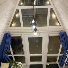 Загородный клуб По Щучьему Велению Белый домик A-frame с чаном, Новая Усмань, Воронежская область