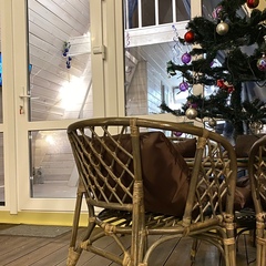 Загородный клуб По Щучьему Велению Белый домик A-frame с чаном, Новая Усмань, Воронежская область