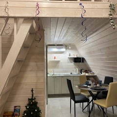 Загородный клуб По Щучьему Велению Белый домик A-frame с чаном, Новая Усмань, Воронежская область