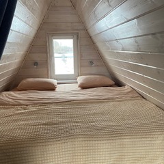 Загородный клуб По Щучьему Велению Белый домик A-frame с чаном, Новая Усмань, Воронежская область