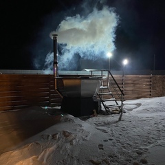 Загородный клуб По Щучьему Велению Белый домик A-frame с чаном, Новая Усмань, Воронежская область