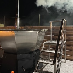 Загородный клуб По Щучьему Велению Белый домик A-frame с чаном, Новая Усмань, Воронежская область