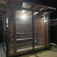 Загородный клуб По Щучьему Велению Белый домик A-frame с чаном, Новая Усмань, Воронежская область