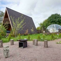 База отдыха Рай в шалаше в Коробицино, Выборгский район, Ленинградская область