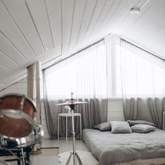 Коттедж Панорама. Дом с панорамными окнами и видом на лес, Республика Карелия