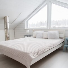 Коттедж Панорама. Дом с панорамными окнами и видом на лес, Республика Карелия