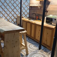 База отдыха Юрты Хаджох, посёлок Каменномостский, Республика Адыгея