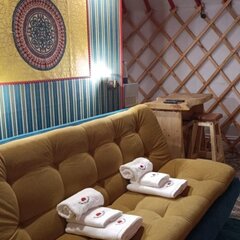 База отдыха Юрты Хаджох, посёлок Каменномостский, Республика Адыгея