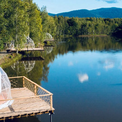 Глэмпинг Шале на воде, Хабаровск, Хабаровский край