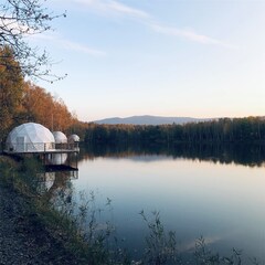 Глэмпинг Шале на воде, Хабаровск, Хабаровский край