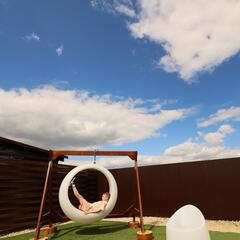 Загородный клуб По Щучьему Велению, коричневый домик в стиле A-Frame на берегу реки, Новая Усмань, Воронежская область