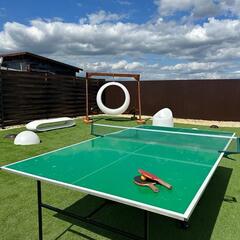 Загородный клуб По Щучьему Велению, коричневый домик в стиле A-Frame на берегу реки, Новая Усмань, Воронежская область