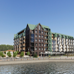 Апартаменты KenigDeluxe Рыбная Деревня на Октябрьской 12, Калининград, Калининградская область