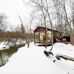 Глэмпинг Живописный остров, Московская область