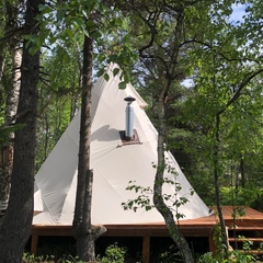 Глэмпинг на берегу Белого моря, Республика Карелия