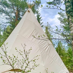 Глэмпинг на берегу Белого моря, Республика Карелия