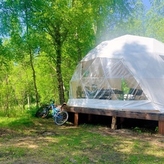 Глэмпинг на берегу Белого моря, Республика Карелия