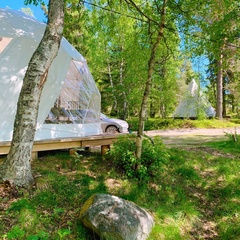 Глэмпинг на берегу Белого моря, Республика Карелия