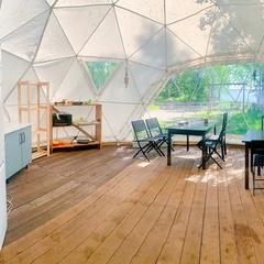 Глэмпинг на берегу Белого моря, Республика Карелия