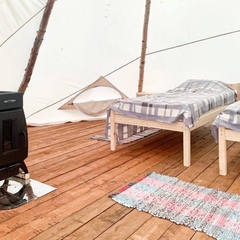 Глэмпинг на берегу Белого моря, Республика Карелия